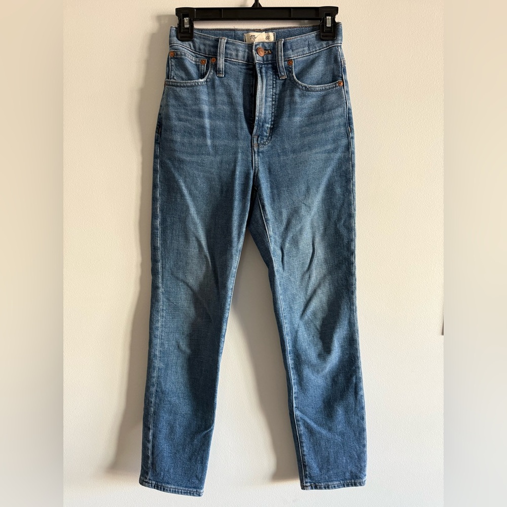 Madewell Women’s The Perfect Vintage Crop Blue Jeans